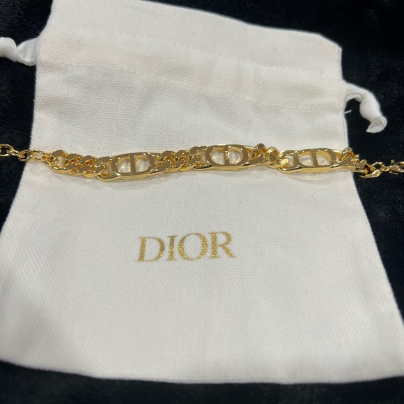 DIOR.. CD logo chain bracelet - Picture 3 of 9
